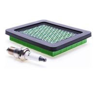 Kit filtre à air + bougie compatible avec Honda GC135, GC160, GCV135, GCV140, GCV160