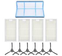 Kit filtre primaire et brosse latérale pour aspirateur robot Erabros RS1 avec plusieurs filtres et brosses conçus pour enlever la poussière des zones difficiles à atteindre (A)