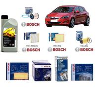 Kit Filtres De Maintenance Bosch + Huile Pour Opel Astra J 1.6 CDTi 110 HP