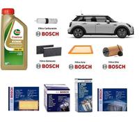 Kit Filtres De Service Bosch + Huile Pour Mini F55 Cooper D 85 Kw 116 Hp