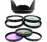 Kit Filtres + Pare Soleil 58mm UV CPL FLD + Close Up +1 +2 +4 +10 pour DSLR EOS REBEL T3i T2i T4i T5i 550D 600D 700D 650D OBJECTIF 18-55 70-300 G