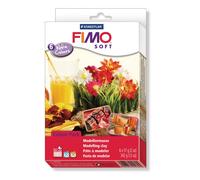 Kit: Fimo Soft / Effect Pâtes À Modeler, Warm Colours, 6x57g, Boite