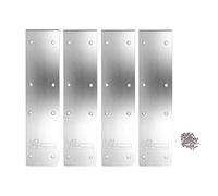 Ubbink Kit de finition aluminium pour margelles droites (x 4 pièces)