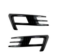 Kit Finitions Pare-chocs Avant Voiture Grilde Phare Antibrouillard Accessoires Pour Golf MK7 2013 2014 2015-2017 Calandres de voiture(Noir)