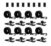 Kit Fissaggio Copertura Solare Con Cinghie - E Clip Resistenti Ai Raggi UV - Ganci Robusti E Occhielli Di Ricambio | Idéale par Tende Da Sole | Vele Ombreggianti | Campeggio E Giardini