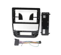 Kit Fixation Autoradio Tableau Bord 9 Pouces Adaptateur Façade pour Peugeot 406 1999-2004 Tableau Bord(Câble de Cadre Noir)