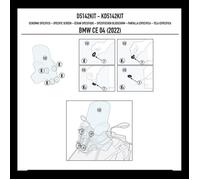 Kit GIVI D5142KIT Pour Fixation Pare-Brise 5142DT BMW CE 04