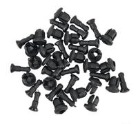 Kit Fixation Carénage 8mm Tige 11mm Résistant | Noir, nylon robuste, tige 11mm, trou 8mm, compatible CBR1100XX, anti-corrosion