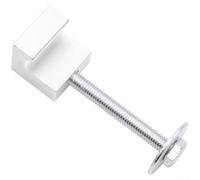 Kit Fixation J-Pince pour aluminium Camionnette Boîte Outils(Silver Two Containers)