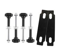 Kit fixation pour planche de récupération Libération Rapide Sans Perçage | Kit rail traction pour galerie de toit Sur Galerie de Toit SUV Véhicule Tout-Terrain Camping