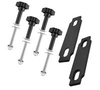 Kit Fixation pour Planches de Récupération DIY Universel Démontage Rapide | Kit Fixation pour Pistes Traction SUV véhicule tout-terrain aventure en plein air