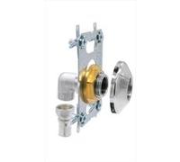 Kit fixation robinetterie douche/bain à sertir laiton D.16 pour tube multicouche G