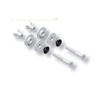 Kit fixation traversante Diva X LA CROISEE DS pour 2 poignées sur porte en verre - DS7308