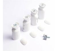 Kit fixations court blc satin 4 pts, 098775 pour Seche-serviettes Atlantic