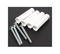 Kit fixations murales noir 098283 pour Seche-serviettes Sauter