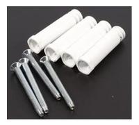 Kit fixations murales noir 098283 pour Seche-serviettes Sauter Noir G