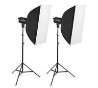 BRESSER BRM-300AM Kit flash de studio 2x 300W