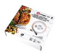 Kit flexible en caoutchouc et détendeur pour butane