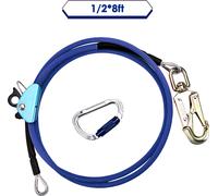 Kit Flip-Line à âme métallique pour l'extérieur, diamètre 12 mm, longueur réglable 2,4 m, 12mmx24m