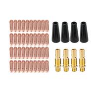 Kit FluxCore 14PK Diffuseur De Buse Sans Gaz K3493-1 Et Pointe De 0.030 ''pour Buse Sans Gaz En Titane Century FC90/80GL Forney