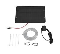 Kit Fontaine Solaire 6V 10W, Pompe à Eau pour Petit Étang Jardin Terrasse, Panneau Solaire Monocristallin Puissant - Écologique Sans Batterie, Installation Facile, Décoration