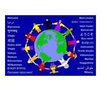 Kit For Kids Tapis de Bienvenue multiculturel