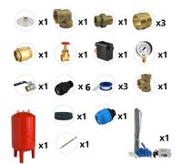 Kit forage - 30 m - Réservoir 200 L