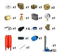 Kit forage - 40 m - Réservoir 300 L