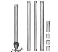 Kit Forage Puits pour Système d’Eau Autonome, Irrigation de Jardin, Exploitation Agricole et Terrain Rural avec Crépine Inox 60 Mesh(4M Kit)