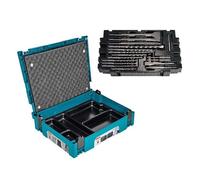 Kit forets et burins SDS-Plus - MAKITA - B-53877 - 17 pièces - Forets 5-14 mm - Coffret MAKPAC
