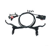 Kit Frein Disque Hydraulique Vélo Double Piston | piston, pour retour auto plaquettes, freinage stable, égalité pour force pour gauche droite, sécurité accrue(Black)