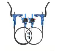 Kit Frein Hydraulique pour avant Arrière 800/1450mm Kit Frein | Double piston, équilibrage parfait, arrêt puissant, descentes sûres, freinage progressif(blue)
