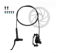 Kit Frein Hydraulique Vélo pour avant Arrière Aluminium Kit Frein | pour avant et arrière, aluminium pour robuste, 160mm rotors, guidon 22mm, mat universel(5)