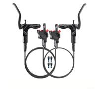Kit Frein pour avant Arrière pour Mountain Bike 1450/800mm Kit | Double piston, équilibrage freinage, arrêt puissant, descentes sûres, hydraulique fluide(black)