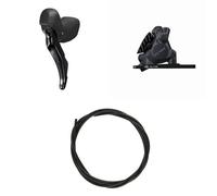 Shimano St-rx400-l/br-rx410-f 1000 Mm Brake Kit Argenté
