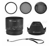 Kit FujiFilm Finepix Séries S6600 S4800 Adaptateur Filtre UV CPL Pare-Soleil Capuchon