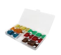 Kit Fusibles Automobiles 24 Pièces, Zinc Alloy 20A 30A 40A 50A 60A 70A, Boîte de Rangement - Protection Fiable, Multi Taille et Compatible Véhicules Variés