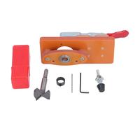 Kit gabarit pour charnières à encastrer 35 mm - Outil de perçage précis pour meubles en bois, avec butée de profondeur et mèche, idéal pour menuisiers et ateliers