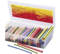 Assortiment de gaines thermorétractables 2:1 3M GTI-BOX1.6-19MC rouge, bleu, marron, transparent, vert, jaune 104 parties