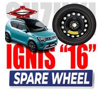 Kit Galette de secours 16" Suzuki Ignis Swift 4x100 Avec Cric Offert Noir