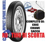 Kit Galette de secours 18" Nissan Qashqai J12 e-Power Cric Clé Sac 5 Trous