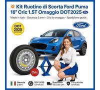 Kit Galette de secours Ford Puma 16” Cric 1.5T ITALY DOT2025 125/80 R16