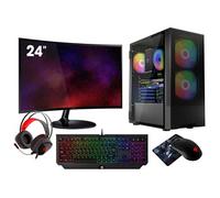VIST PC Kit Gaming Ryzen 5 5600GT – RAM 16 Go – SSD 1 To M.2 – WiFi – Écran 24" – Windows 11 Pro