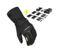 Macna Azra RTX 12V Kit, gants imperméables chauffants M Noir Noir