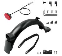 Kit Garde-Boue Arrière pour Xiaomi M365 Pro Pro 2 1S - PC+ABS+Construction Métallique Avec Support Feu Arrière Intégré - Accessoire Scooter Electrique Pour Terrain Privé