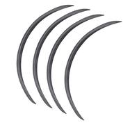 Kit garde-boue pour voiture 73cm 29" Fibre de carbone Roue Sourcil Passage garde-boue Élargisseurs Couverture Garniture Garde-boue pour Bandes de Lèvre de Protection(4PCS carbon)