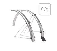 Wag Zeus 2 28´´ X 36 Mm Mudguard Set Argenté 28´´