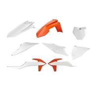 Kit Garde Pour KTM SX SX-F 2019-2022 Polisport Orange Blanc