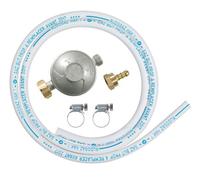 Kit gaz détendeur butane +tuyau 1m50 avec colliers