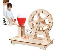Kit générateur à manivelle - Jouet scientifique éducatif, Expérience de bricolage avec ampoules, Artisanat d'apprentissage STEM | Activités de développement initial de l'électricité pour St